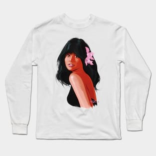 Linda Ronstadt - An illustration by Paul Cemmick Long Sleeve T-Shirt